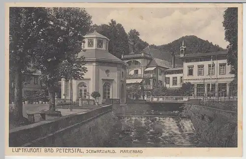 (43526) AK Bad Peterstal, Schwarzw., Marienbad 1928