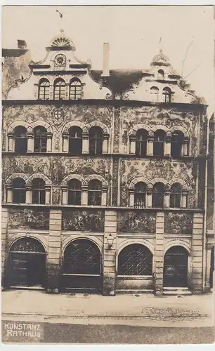 (43426) Foto AK Konstanz, Bodensee, Rathaus, vor 1945