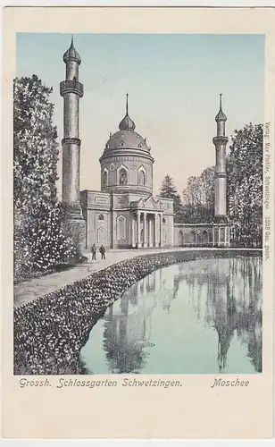 (42767) AK Schwetzingen, Moschee im Schlossgarten, bis um 1905