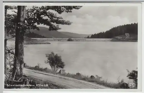 (42451) Foto AK Forbach, Schwarzenbachtalsperre 1933-45