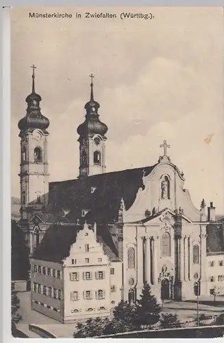 (40795) AK Zwiefalten, Münsterkirche, vor 1945