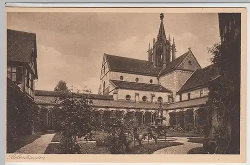 (40789) AK Bebenhausen, Klostergarten mit Kirche 1920er