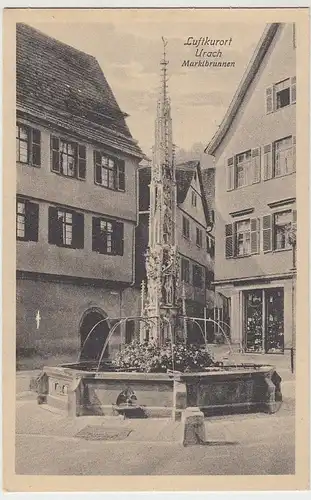 (40732) AK Urach, Marktbrunnen, 1910/20er