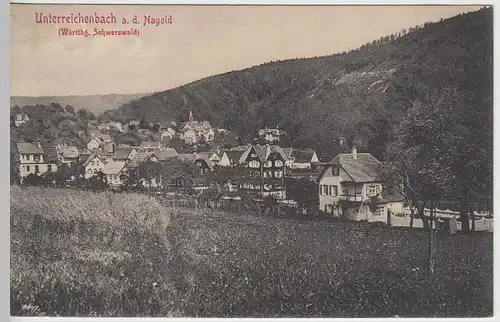 (40691) AK Unterreichenbach a.d. Nagold, Panorama, 1910