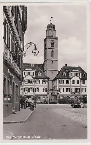 (39984) Foto AK Bad Mergentheim, Markt