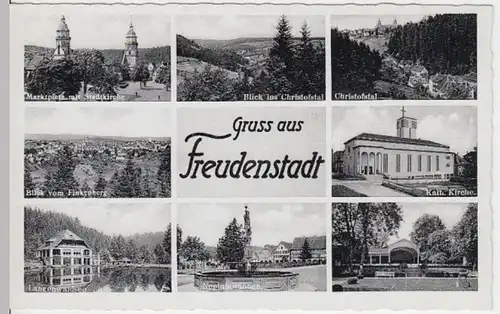 (3962) AK Freudenstadt, Mehrbildkarte, um 1936