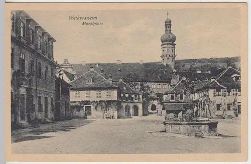 (37170) AK Weikersheim, Marktplatz, vor 1945