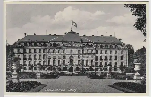 (37081) Foto AK Donaueschingen, Schloss 1930/40er