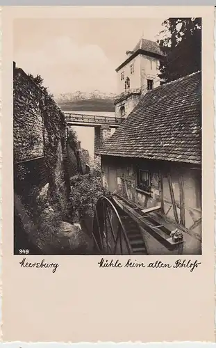 (37073) Foto AK Meersburg, Mühle beim alten Schloß, vor 1945