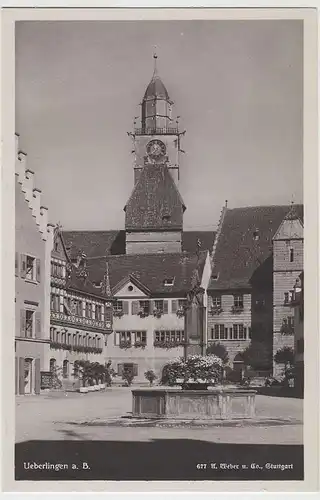 (37064) Foto AK Überlingen, Marktplatz, vor 1945