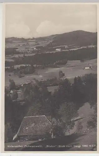 (37020) Foto AK Hinterzarten, -Büsten-, Blick nach Steig, 1928