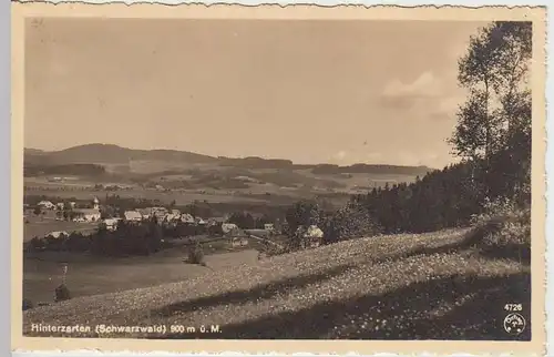 (36995) Foto AK Hinterzarten, Totale, 1929