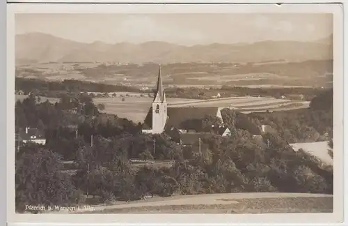 (36136) Foto AK Pfärrich bei Wangen, Totale, vor 1945