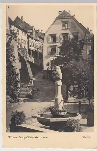 (36016) Foto AK Meersburg, Bärenbrunnen, 1936