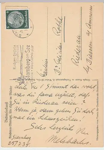 (35920) AK Reichenau-Mittelzell, Alte Säule im Münster, 1935