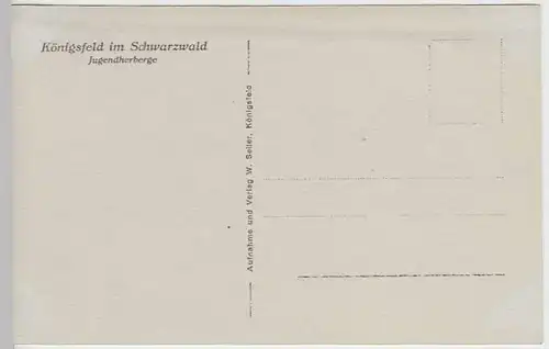 (35014) Foto AK Königsfeld i. Schwarzwald, Jugendherberge, Küche, 1920er