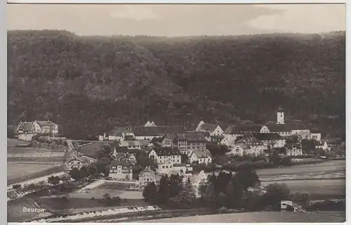 (35008) Foto AK Beuron, Totale, vor 1945