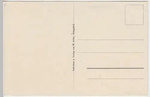 (34667) AK Königsfeld (Schwarzw.), Gasthof d. Brüdergemeinde, vor 1945