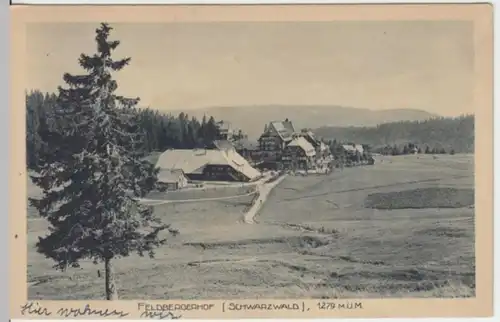 (3387) AK Feldberg, Schwarzw., Feldbergerhof, vor 1945