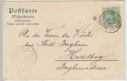 (33291) AK Gruss aus Heiligkreuzsteinach, 1903