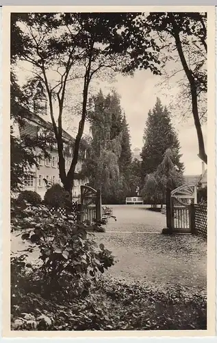 (32590) Foto AK Karlsbad-Langensteinbach, Bibelheim Bethanien, 1959