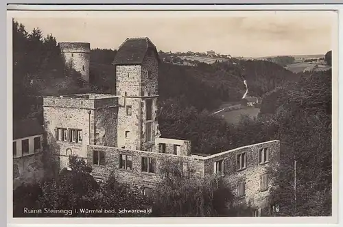 (32581) Foto AK Neuhausen (Enzkreis), Ruine Steinegg, 1940