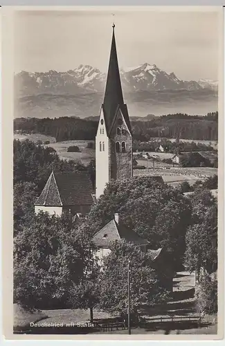 (32484) Foto AK Deuchelried (Wangen), Kirche, vor 1945