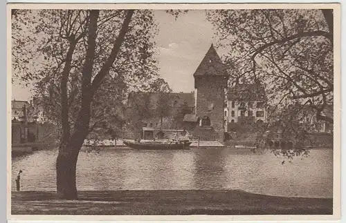 (32377) AK Konstanz, Rheintorturm, vor 1945