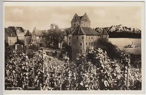 (31182) Foto AK Meersburg a.B., Schloss 1933