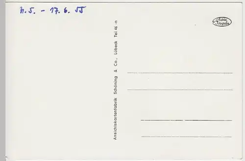 (30449) Foto AK Gruß aus Bad Teinach i. Schw., Mehrbildkarte, 1955
