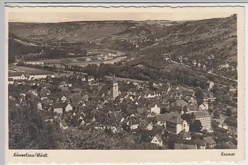 (30054) Foto AK Künzelsau, Panorama, 1940