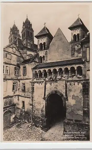 (29491) Foto AK Schwäbisch Hall, Toreingang Schloss Comburg vor 1945