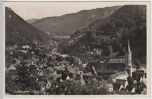 (29346) Foto AK Urach, Gesamtansicht 1940er