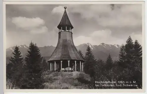 (2762) Foto AK Hochkopfturm, Südschwarzwald