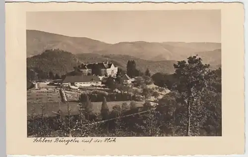 (27258) Foto AK Obereggenen, Schloss Bürgeln 1938