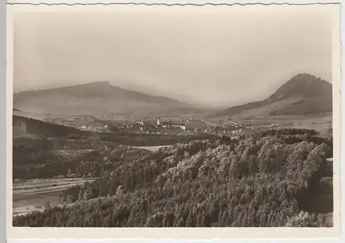 (27022) Foto AK Engen, Hegau, Panorama, Hohenhöwen 1953