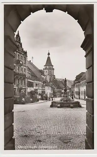 (24989) Foto AK Gengenbach, Schwarzwald, Marktplatz 1953