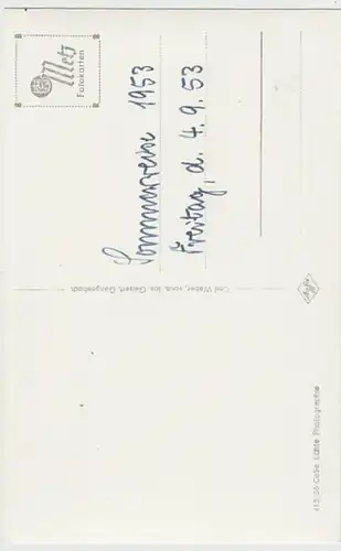 (24989) Foto AK Gengenbach, Schwarzwald, Marktplatz 1953