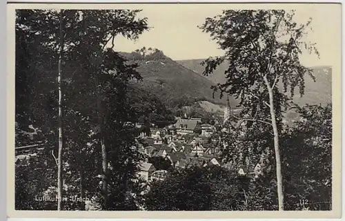 (24760) AK Bad Urach, Panorama 1936