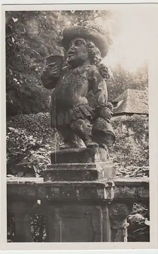 (24598) Foto AK Weikersheim, Schlosspark, Steinfigur, vor 1945