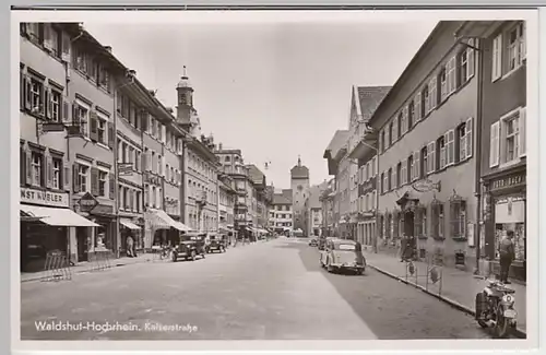 (23246) Foto AK Waldshut, Kaiserstraße 1953