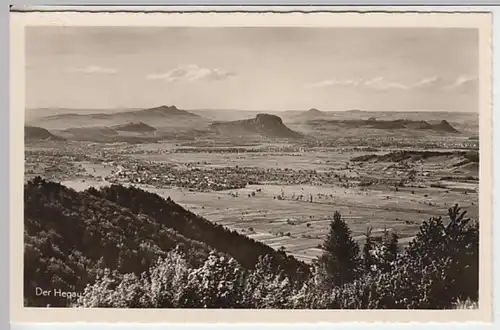 (22081) Foto AK Hegau, Hohenstoffeln, Hohentwiel 1953