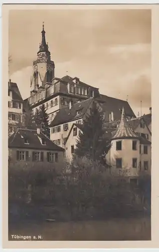(21781) Foto AK Tübingen, Hölderlinturm, Aula, Stiftskirche, vor 1945