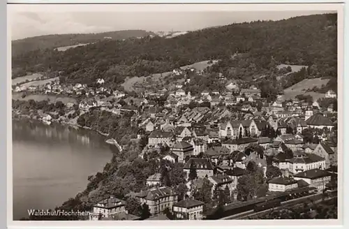 (21582) Foto AK Waldshut, Panorama 1953