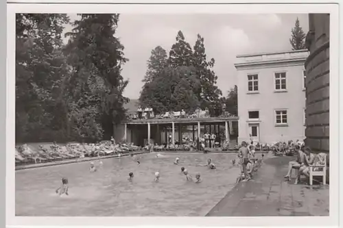 (21579) Foto AK Badenweiler, Schwarzw., Thermalbad 1953