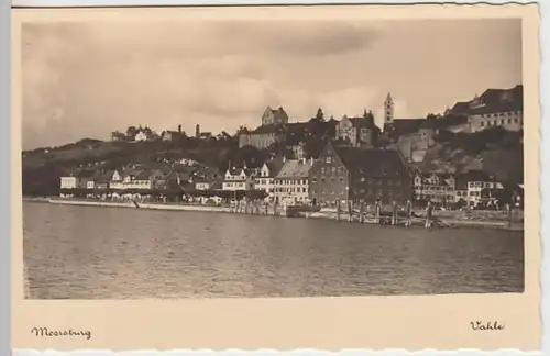 (20996) Foto AK Meersburg, Bodensee, Stadtansicht, Burg, vor 1945