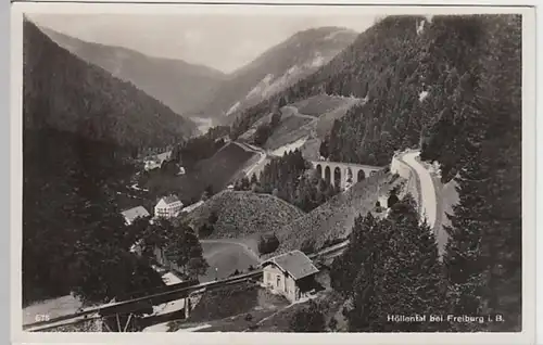 (20519) Foto AK Ravennabrücke, Höllental, Schwarzw., Galgenbühl 1936