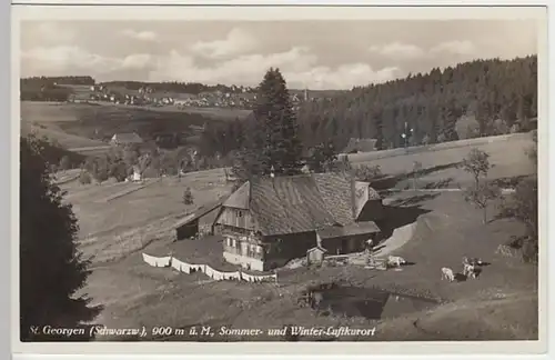 (20182) Foto AK St. Georgen, Panorama 1942