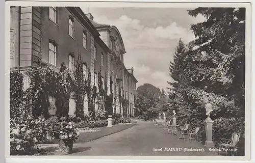 (20152) Foto AK Konstanz, Insel Mainau, Schloss, vor 1945