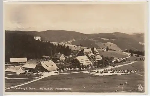 (20107) Foto AK Feldberger Hof, Schwarzwald 1933